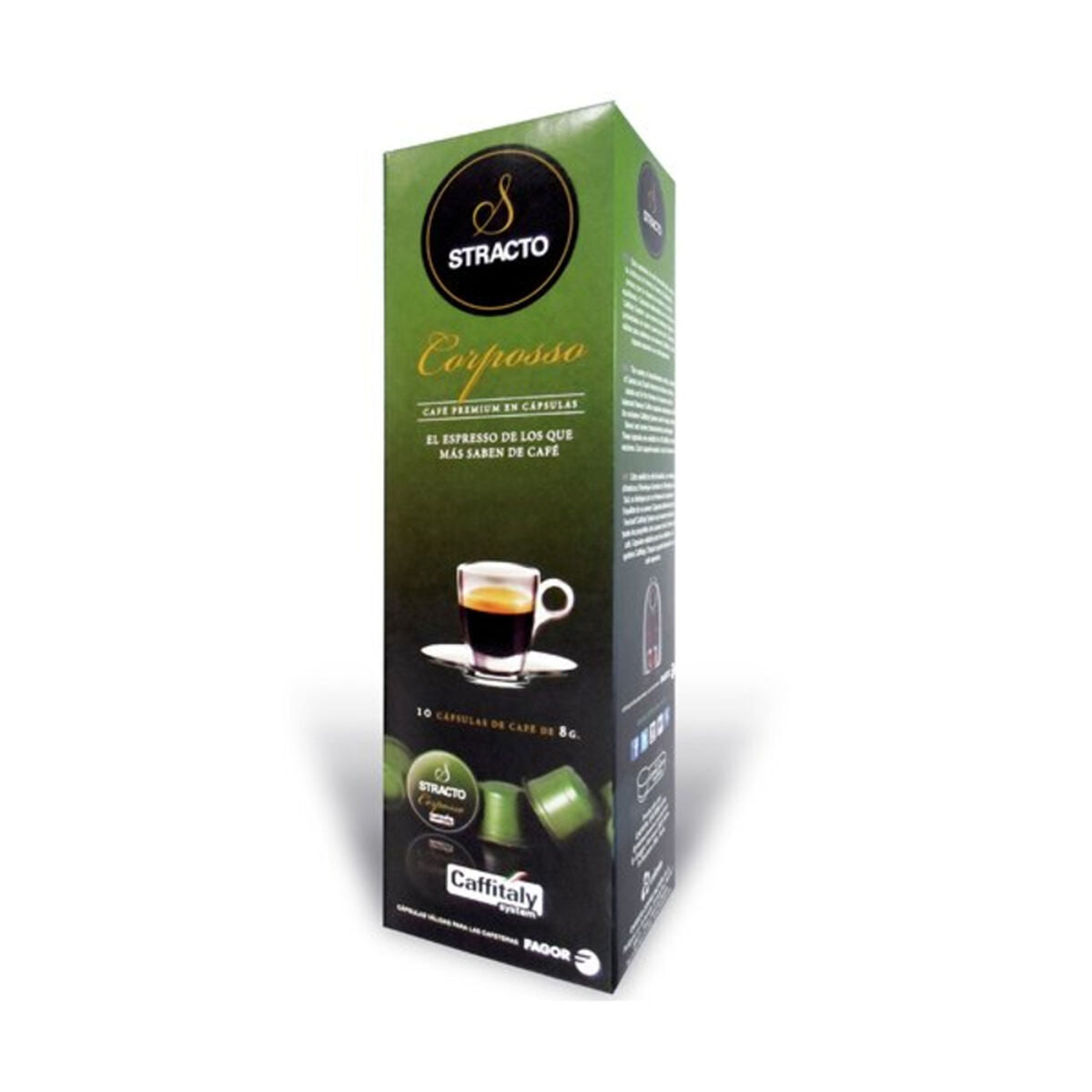 Coffee Capsules Stracto 80583 Corposso (80 uds) Stracto