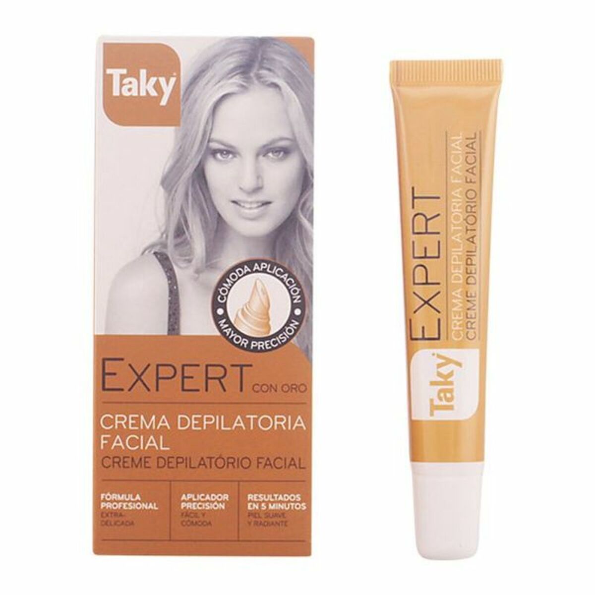 Facial Hair Removal Cream Taky Expert Oro (20 ml)