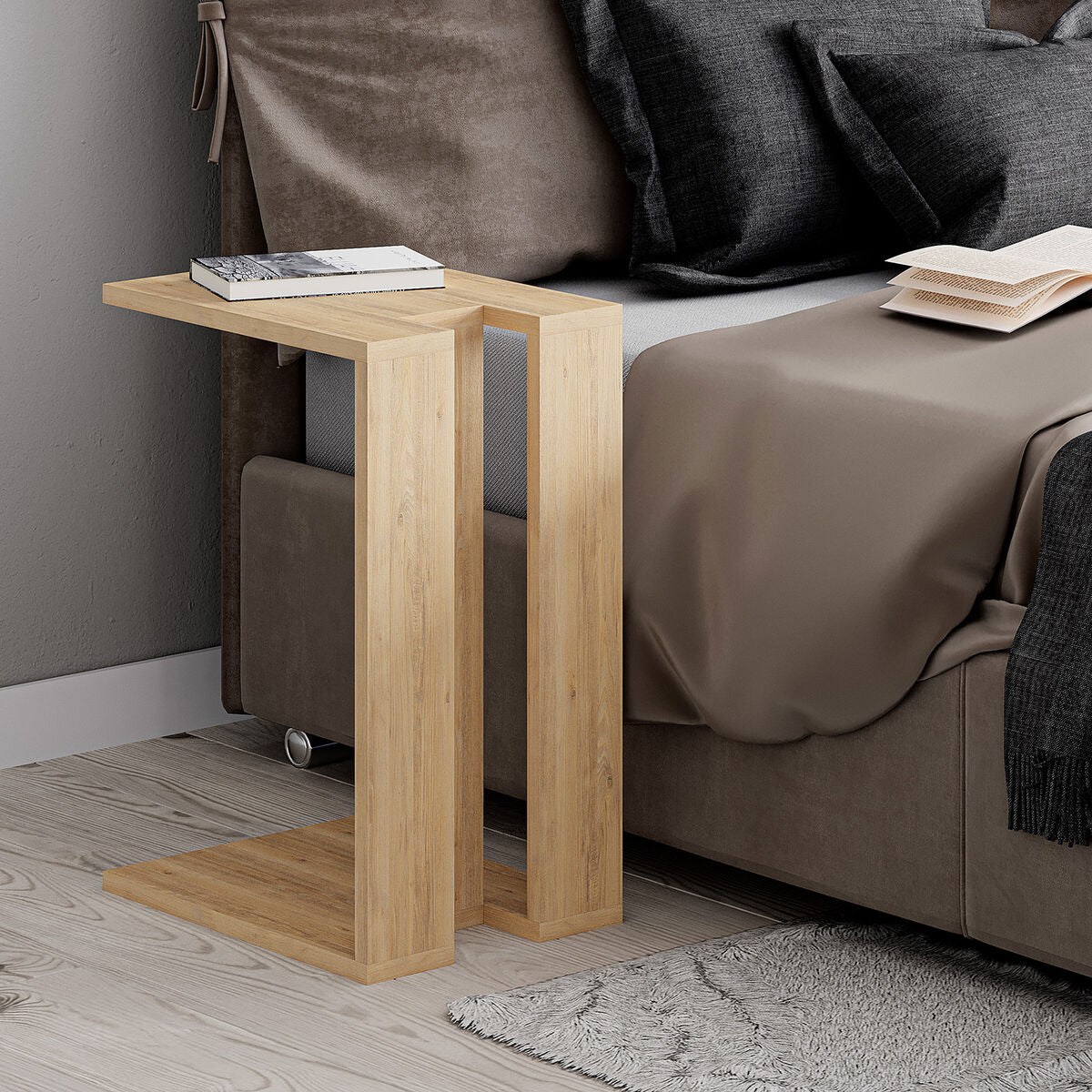 Side table Alexandra House Living Wood MDP 30 x 57 x 40 cm Alexandra House Living