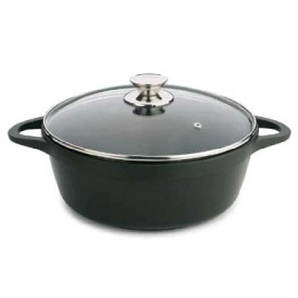 Casserole with lid Valira BLACK IND 28CM Valira