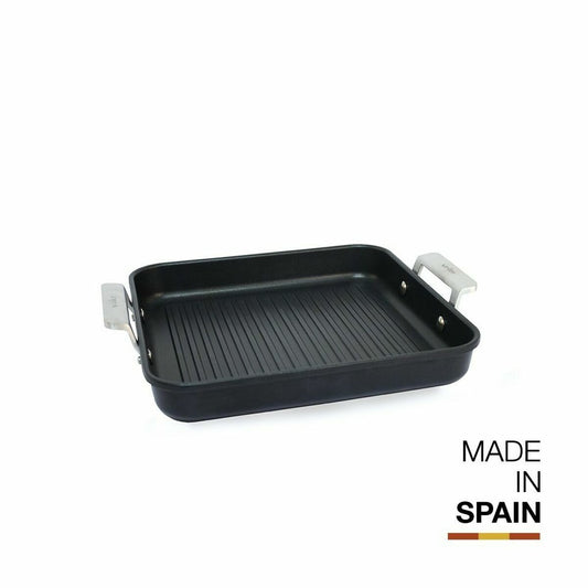 Grill hotplate Valira AIRE 23X23. Black Aluminium (1 Unit) Valira