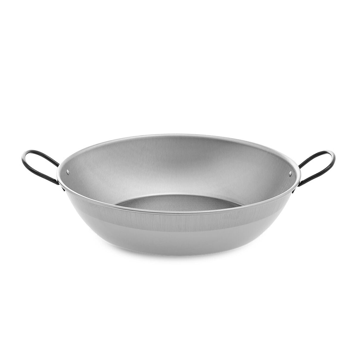 Deep Pan with Handles Vaello Polished Steel (Ø 38 cm) Vaello