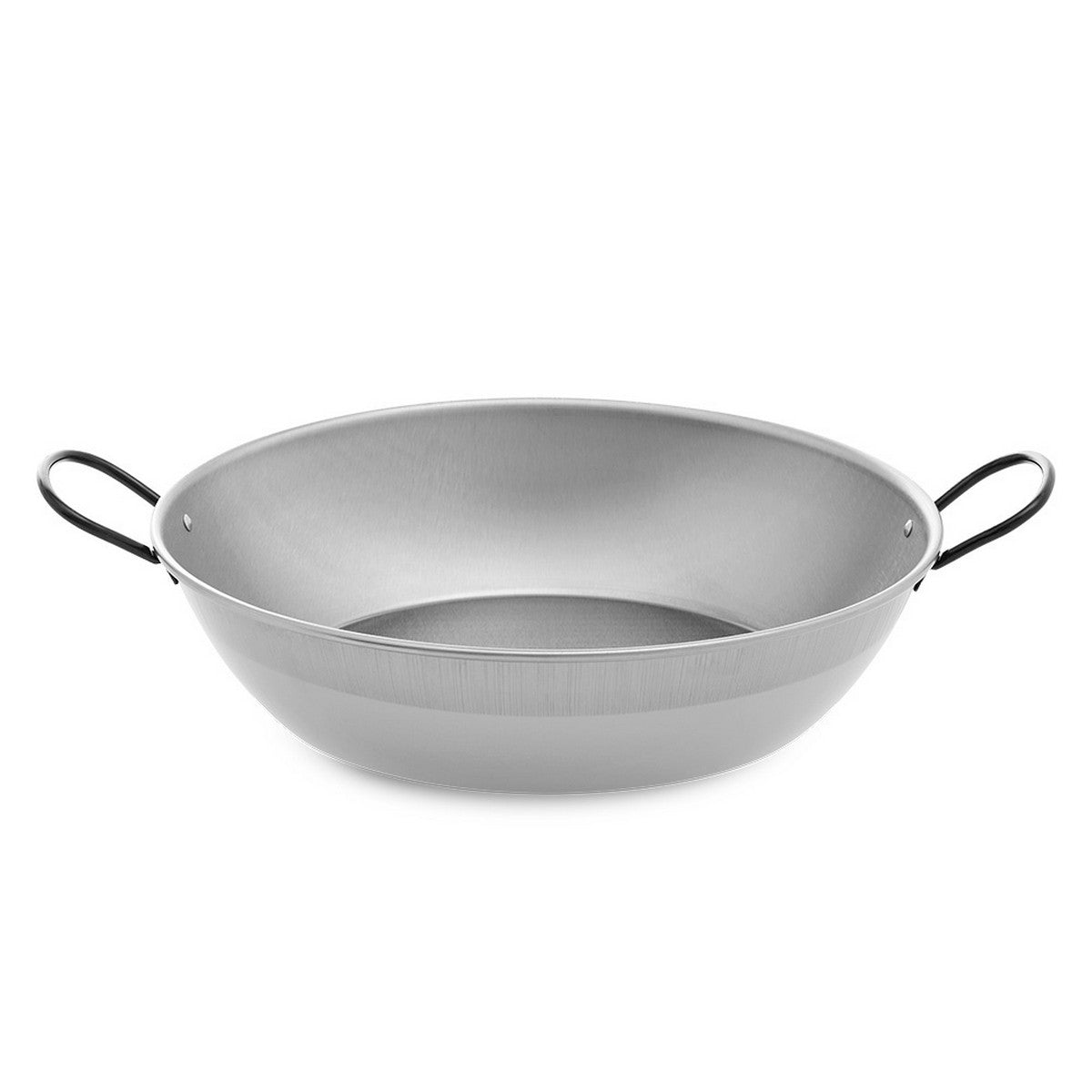 Deep Pan with Handles Vaello 450 Polished Steel Chromed (Ø 50 cm) Vaello