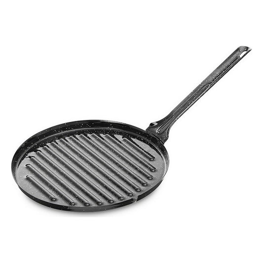 Barbecue Vaello Circular Black Enamelled Steel (Ø 24 cm) Vaello