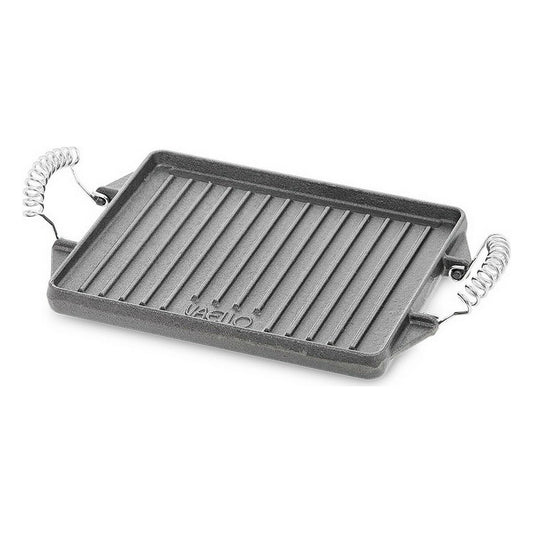 Grill hotplate Vaello Rectangular Grey Cast Iron (27 x 21 cm) Vaello