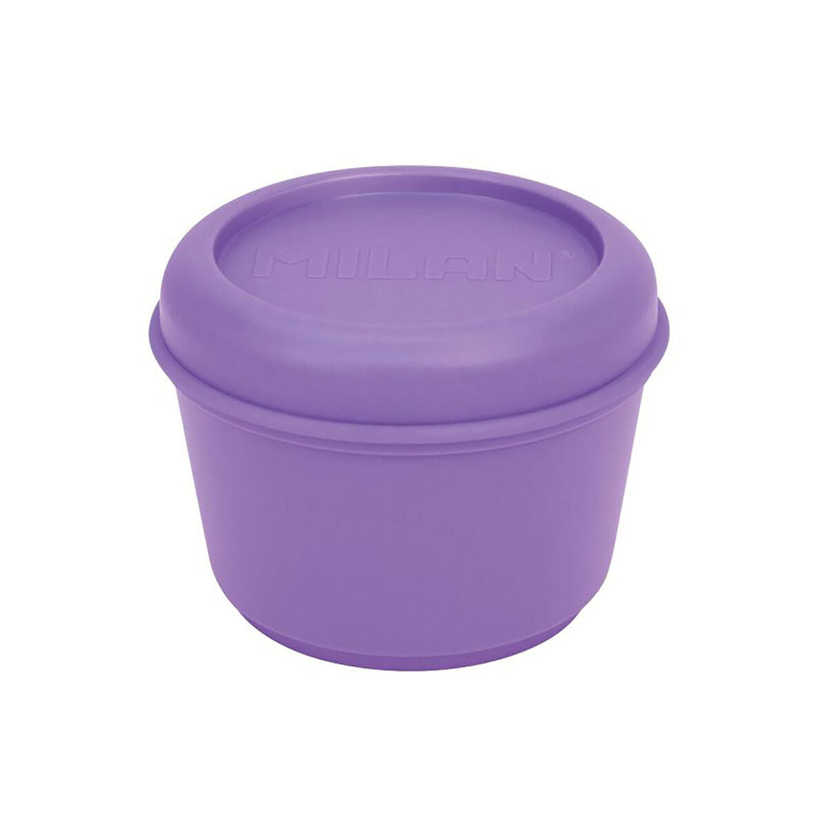 Food Preservation Container Milan Sunset Violet Plastic Circular 250 ml Ø 10 x 7 cm Milan