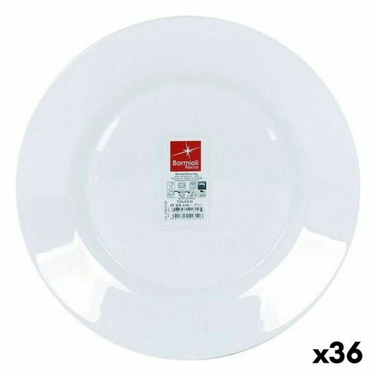 Dessert dish Bormioli Toledo Ø 20 x 1,8 cm (36 Units) Bormioli