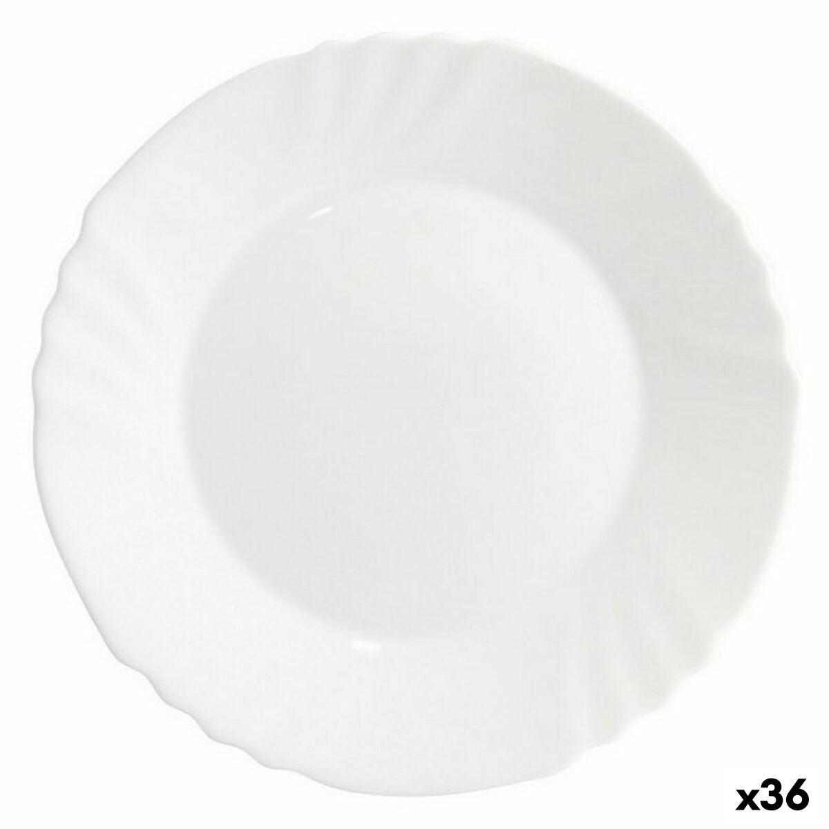 Dessert dish Bormioli Ebro Ø 20 x 1,8 cm (36 Units) Bormioli