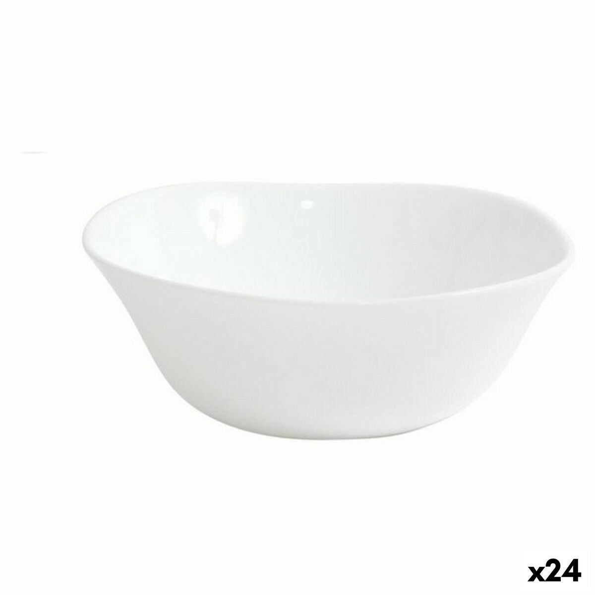 Bowl Bormioli Parma White ø 15,5 x 5,5 cm (24 Units) Bormioli