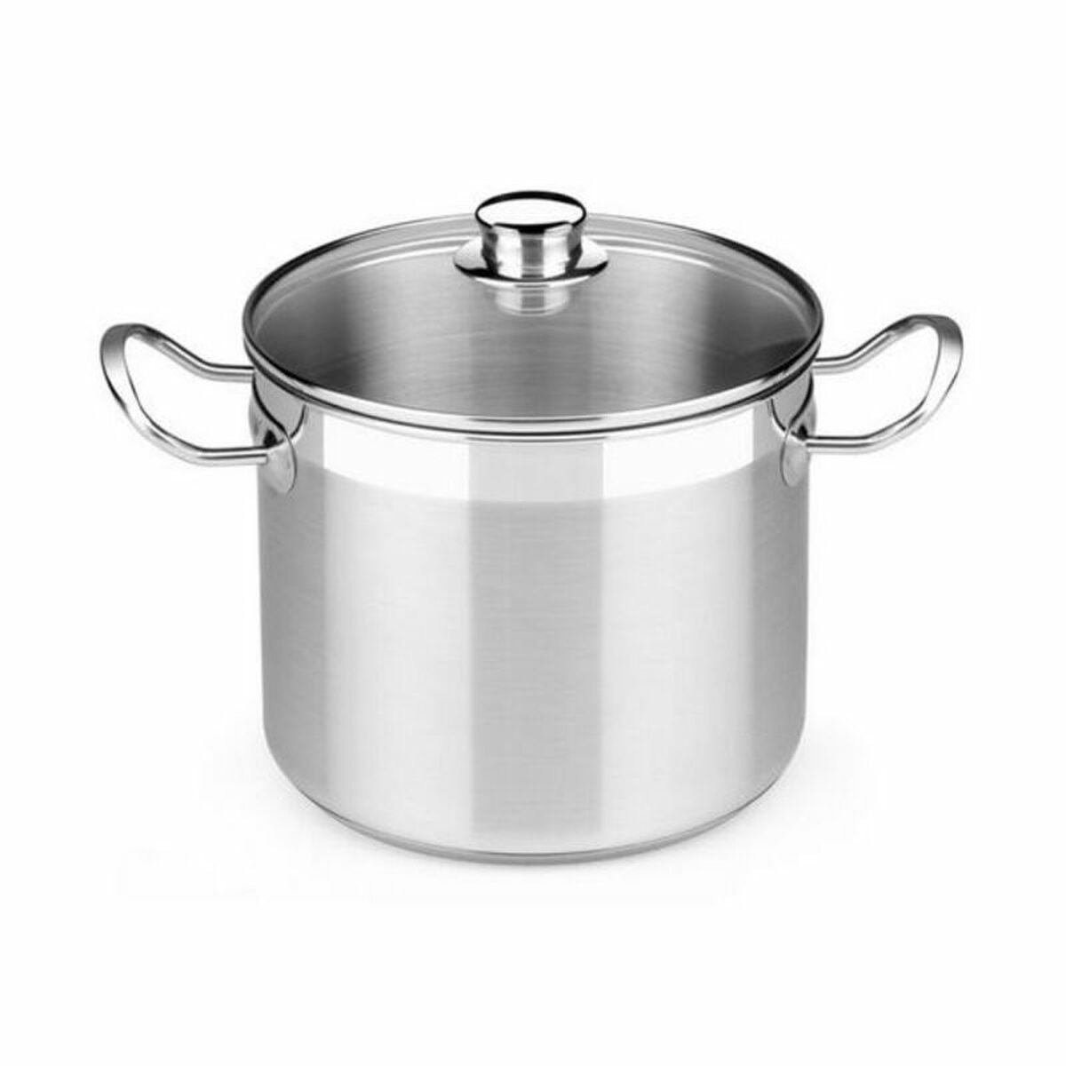 Pot with Glass Lid BRA Profesional 8,5 L Stainless steel Ø 24 cm Multicolour Steel Stainless steel 18/10 BRA