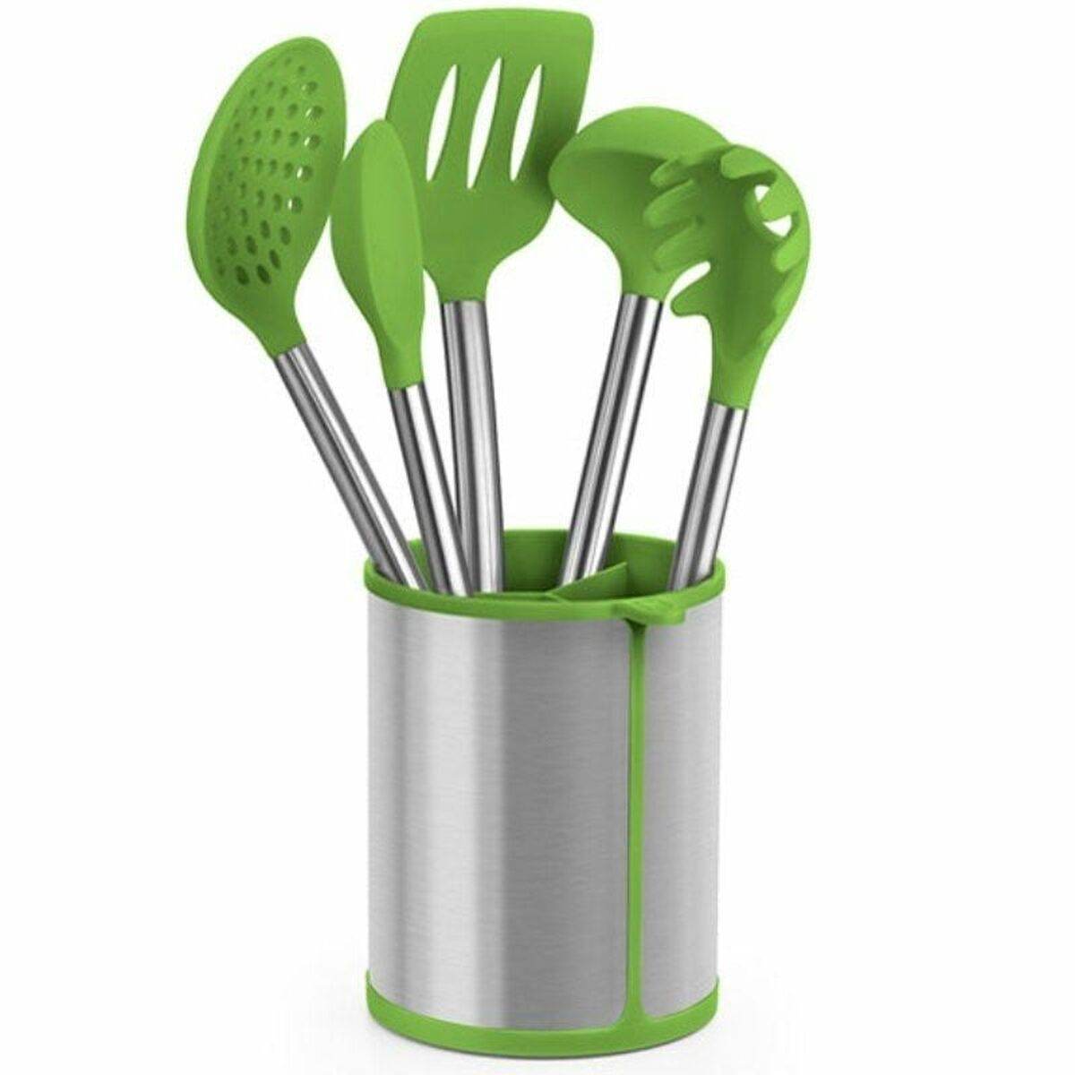 Set of Kitchen Utensils BRA A197011 Green Stainless steel (5 Pieces) BRA