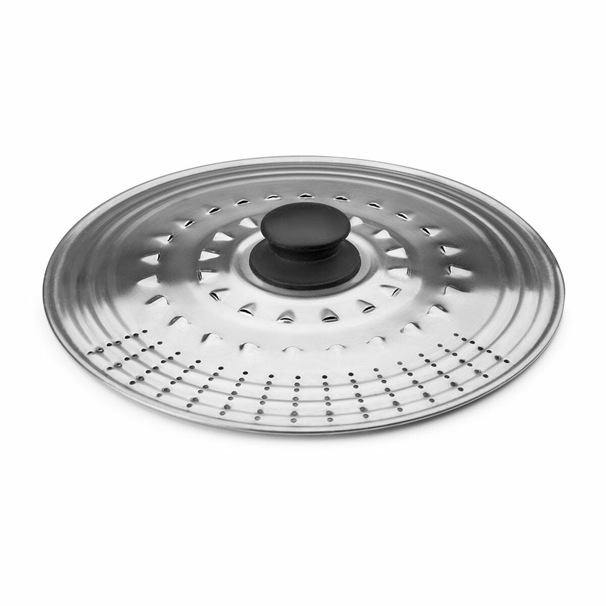 Frying Pan Lid Ibili 714219 Ø 18 cm Silver Metal Stainless steel Ibili