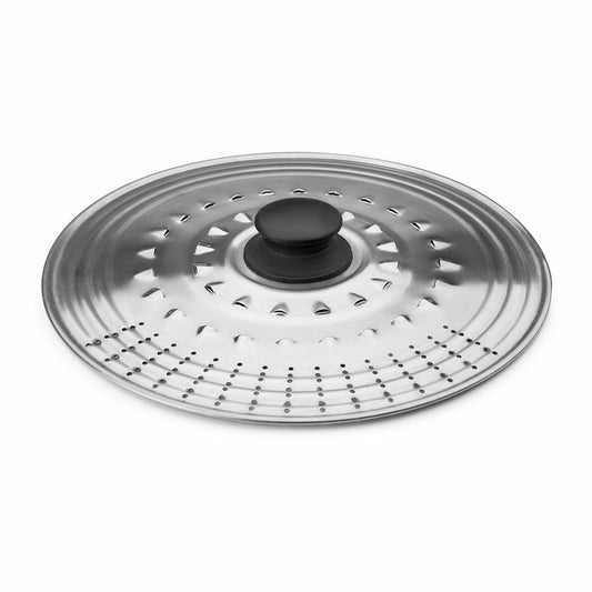 Frying Pan Lid Ibili 714223 Ø 22 cm Silver Metal Stainless steel Ibili