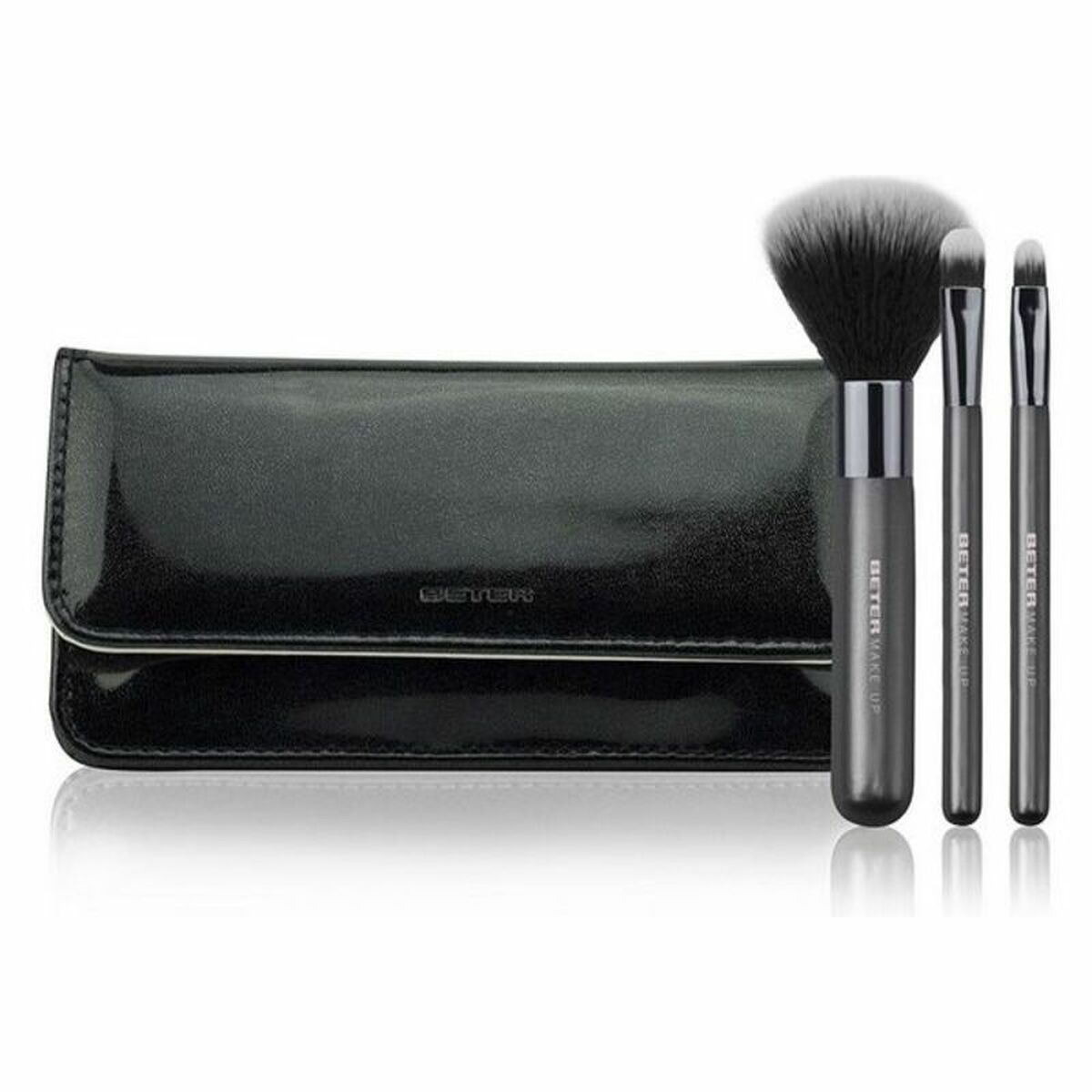 Set de Brochas de Maquillaje Negro Día a Noche Beter 110380 4 Piezas (4 uds)