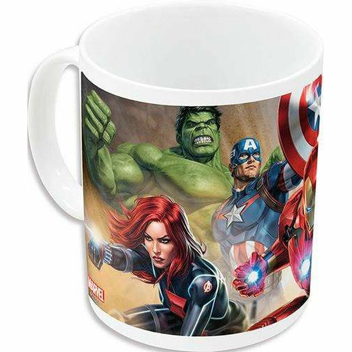 Mug The Avengers Infinity White Ceramic Red (350 ml) The Avengers