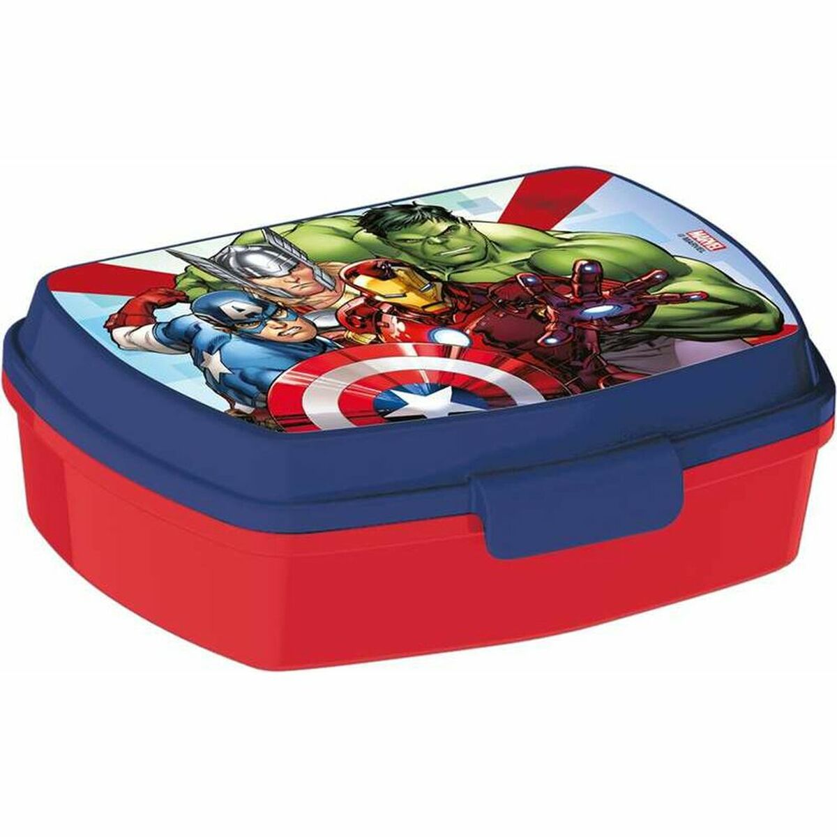 Sandwich Box The Avengers Infinity Blue Plastic Red (17 x 5.6 x 13.3 cm) The Avengers