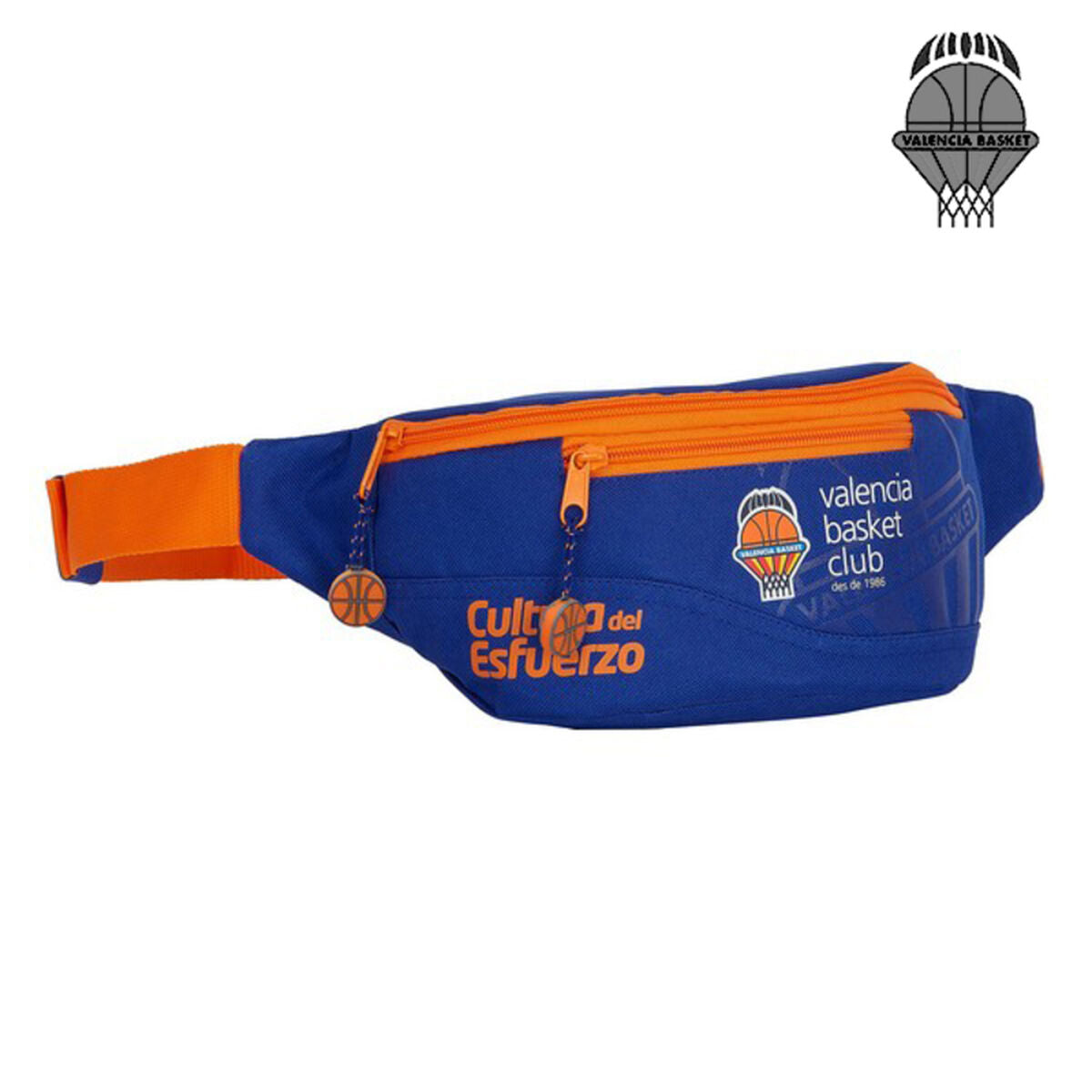 Belt Pouch Valencia Basket Blue Orange (23 x 12 x 9 cm) Valencia Basket