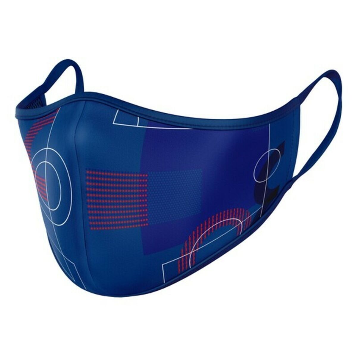 Hygienic Reusable Fabric Mask F.C. Barcelona Adult Blue F.C. Barcelona