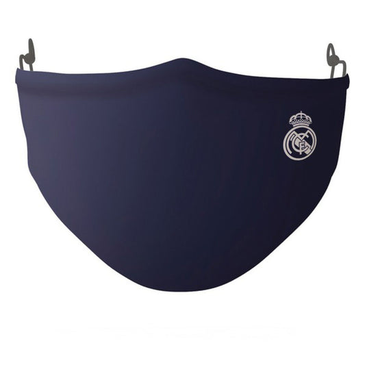 Hygienic Reusable Fabric Mask Real Madrid C.F. Adult Blue Real Madrid C.F.