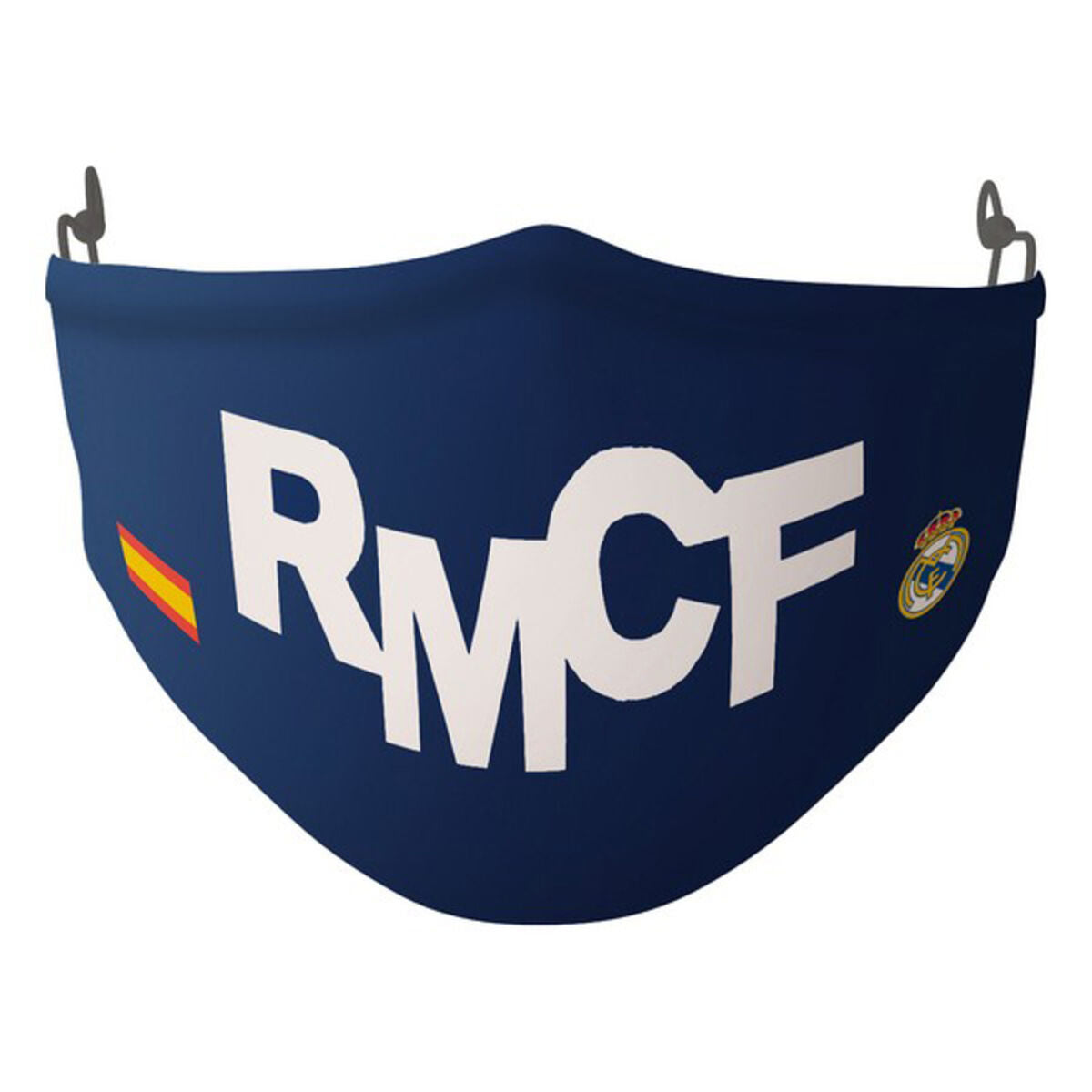 Hygienic Reusable Fabric Mask Real Madrid C.F. SF-822024-897 Blue White Real Madrid C.F.