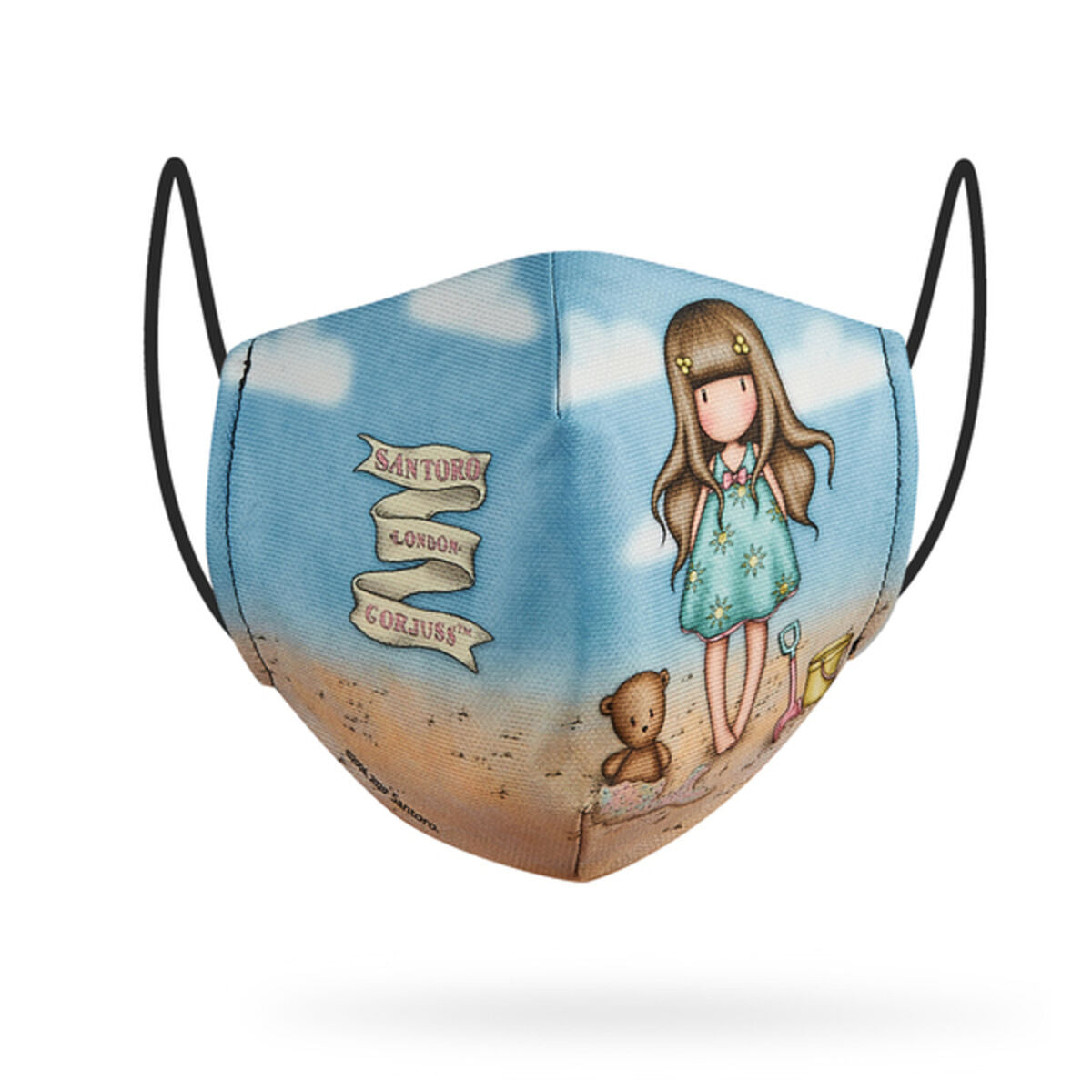 Hygienic Reusable Fabric Mask Gorjuss Sky blue Gorjuss