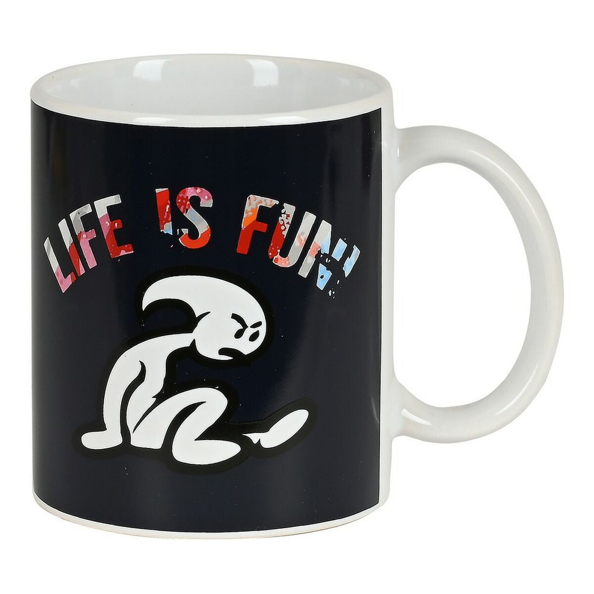 Mug El Niño Life is fun Ceramic Multicolour (350 ml) El Niño