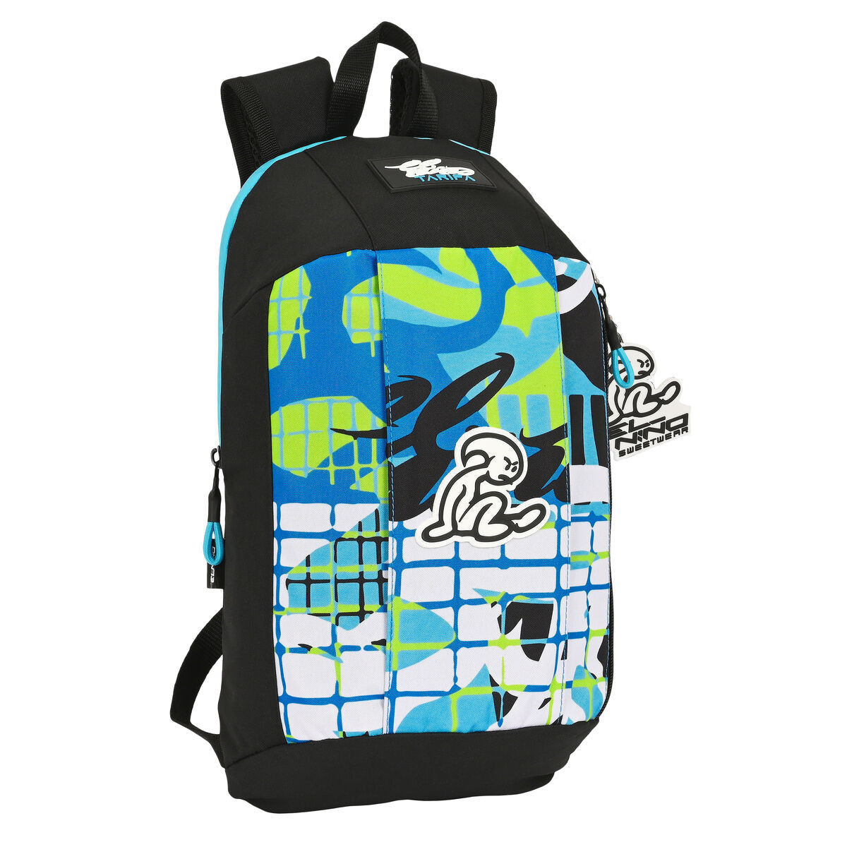 Casual Backpack El Niño Green bali Black 10 L El Niño