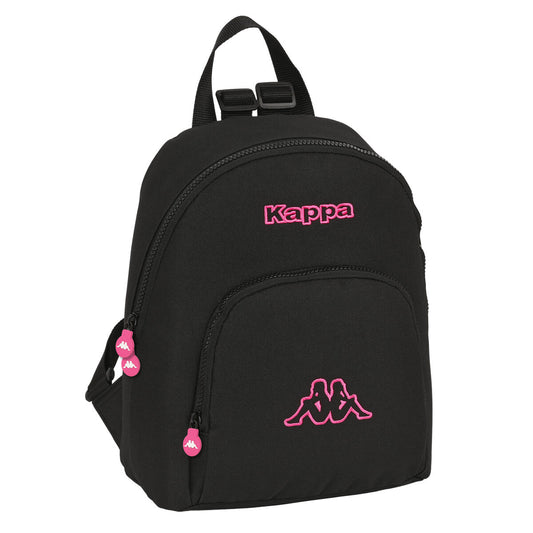 Casual Backpack Kappa Black and pink Black 13 L Kappa