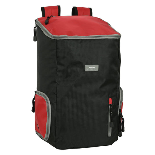 Rucksack Safta Multisports Black Red Sporting 28 x 50 x 22 cm Safta