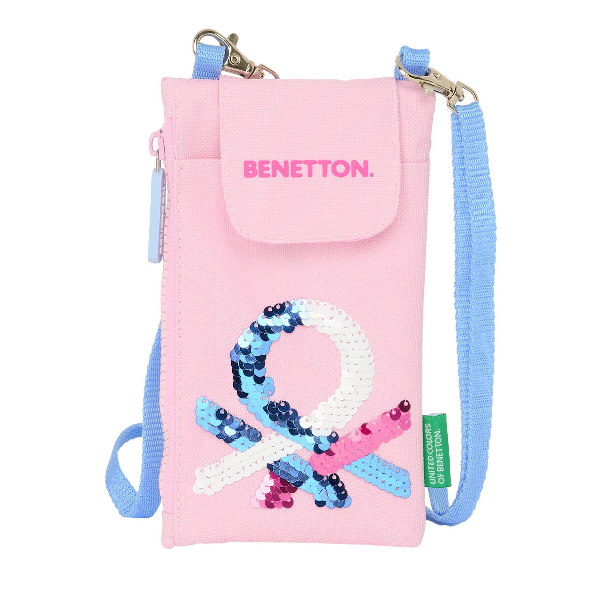 Purse Benetton Pink Mobile Bag Pink Benetton