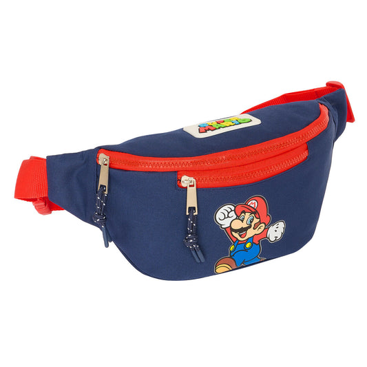 Belt Pouch Super Mario World Navy Blue 23 x 12 x 9 cm Super Mario