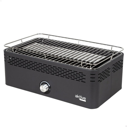 Portable Smokeless Charcoal Barbecue Aktive Stainless steel Iron 45 x 19 x 28 cm Aktive