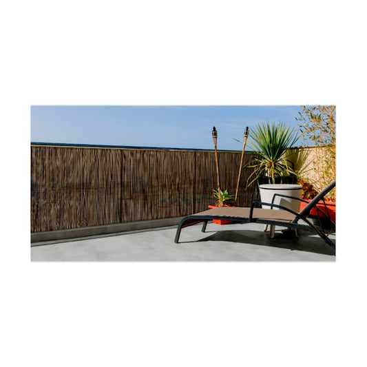 Fence Nortene Fency wick Dark brown (1 x 3 m) Nortene