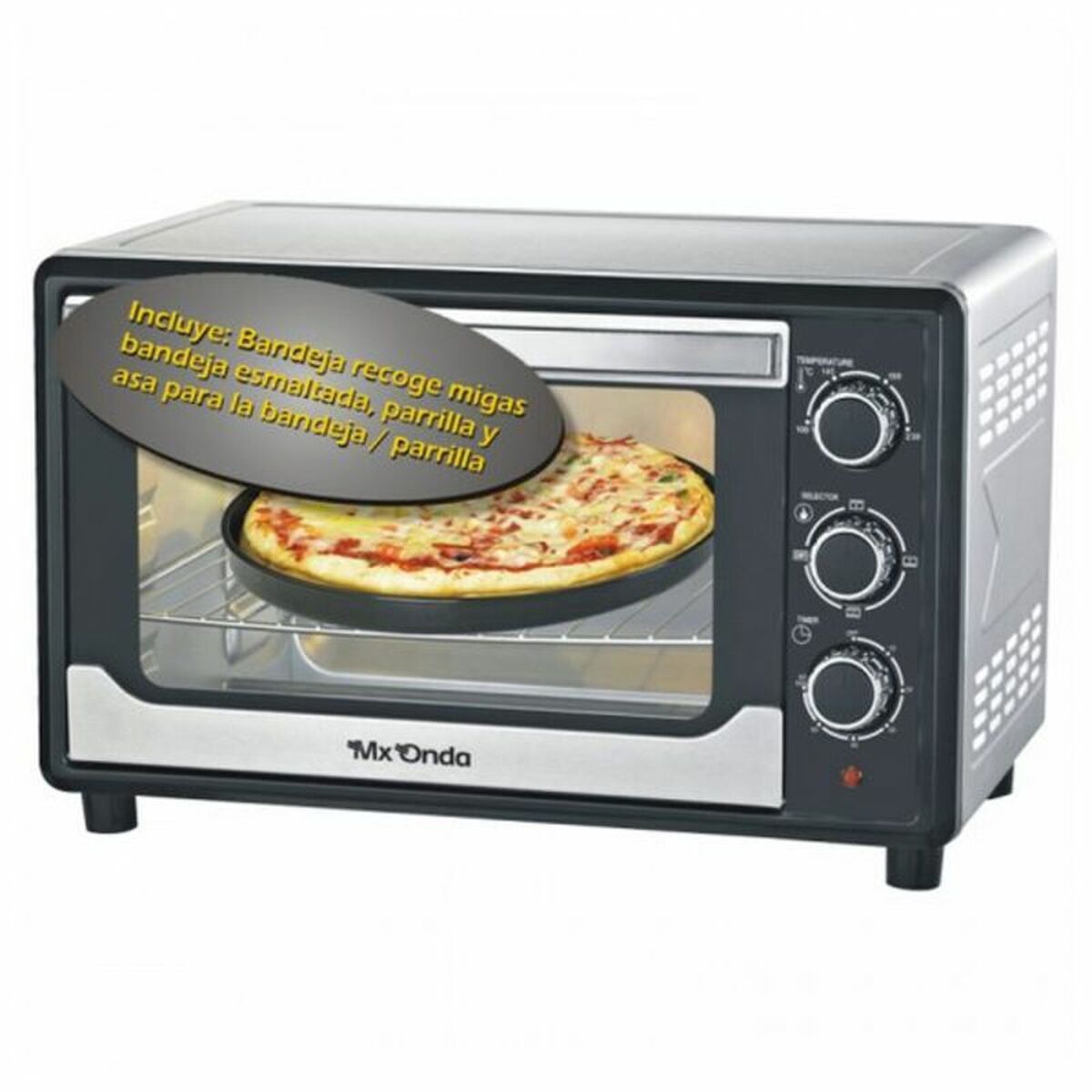 Mini Electric Oven Mx Onda MX-HC2181 1600W 30 L 30 L Mx Onda