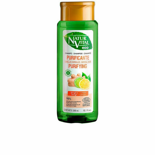 Purifying Shampoo Naturvital Eco Lemon Ginger (300 ml)