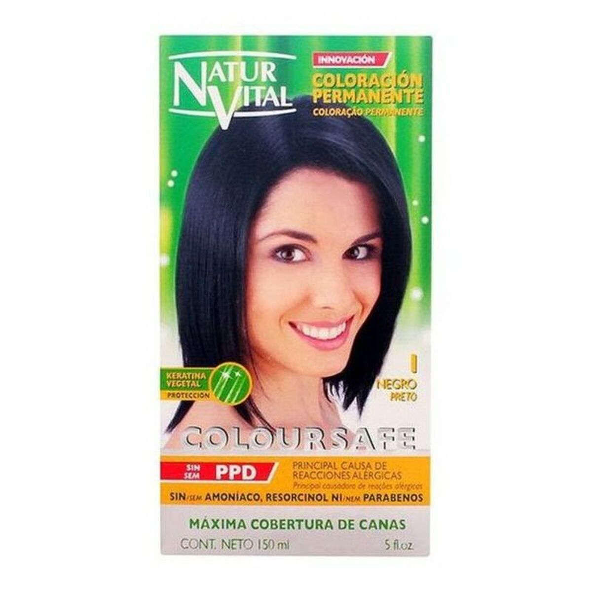 Dye No Ammonia Coloursafe Naturaleza y Vida Coloursafe 150 ml Naturaleza y Vida