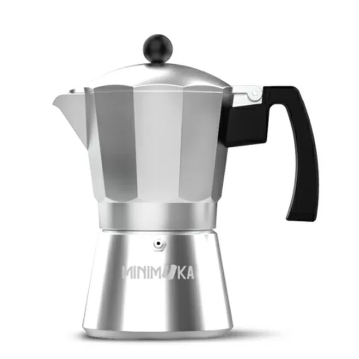 Italian Coffee Pot Taurus KCP90012 12T Silver 12 Cups Aluminium Taurus