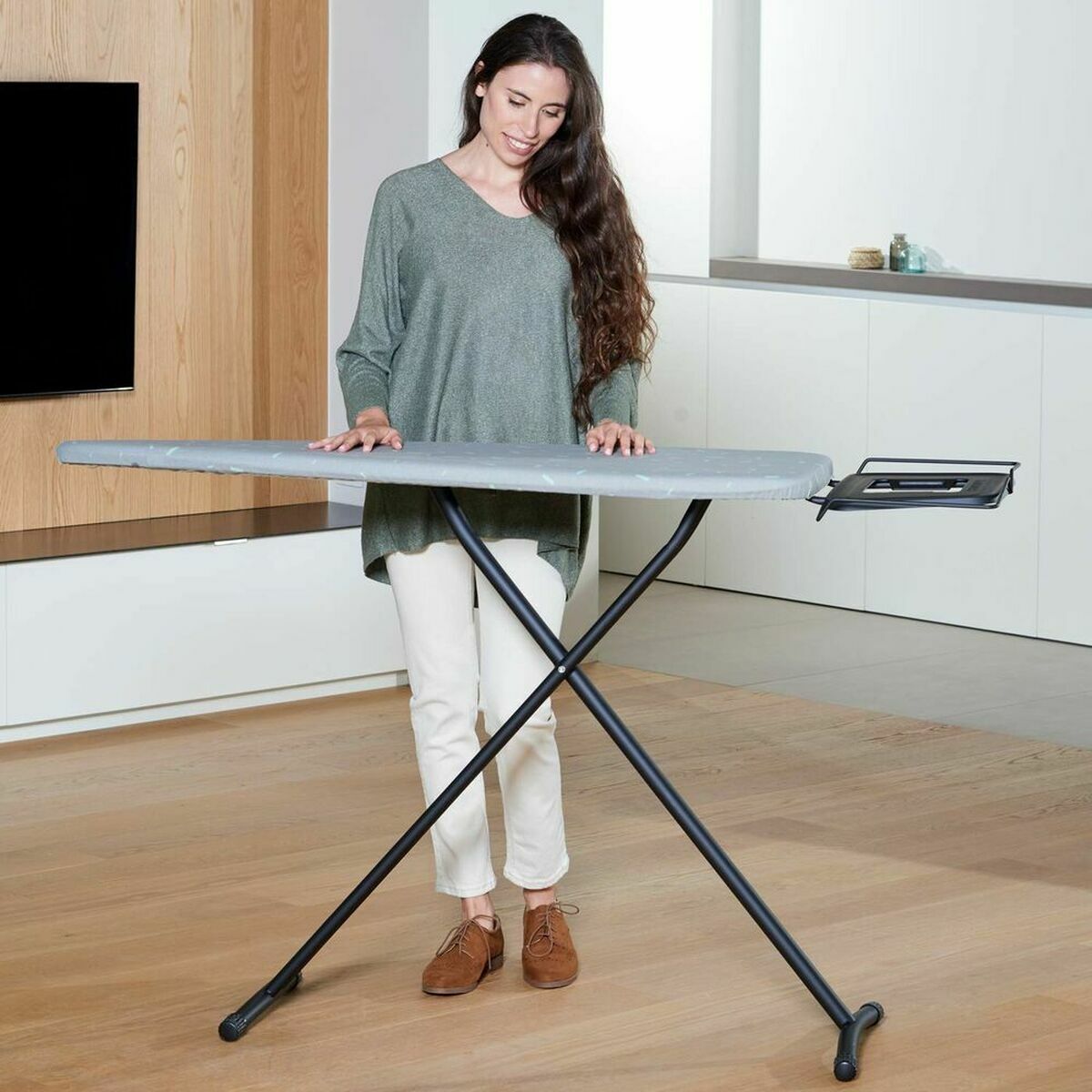 Ironing board Taurus Grey Dark grey Cotton Metal (Refurbished B) Taurus