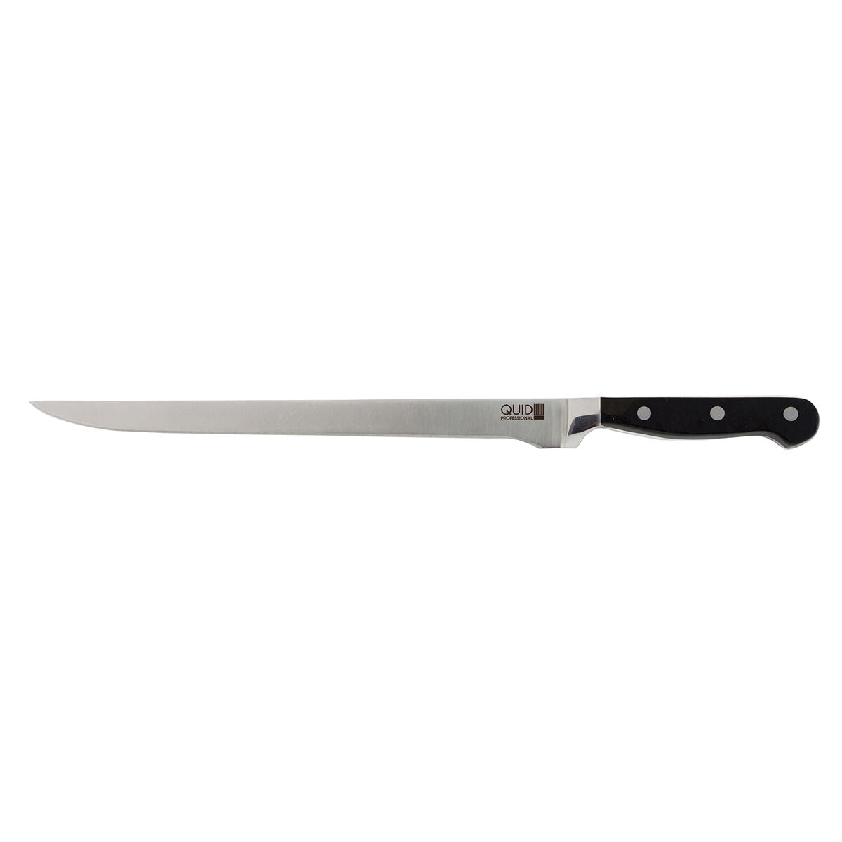 Ham knife Quid Professional Inox Chef Black Metal 28 cm (Pack 6x) Quid Professional