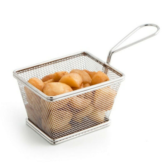 Basket for Presenting Aperitifs Quid Select Steel Metal