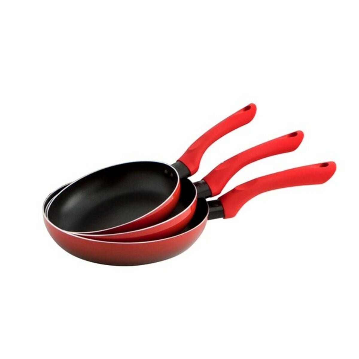 Set of pans Quid Tokio Red Metal (3 pcs) Quid