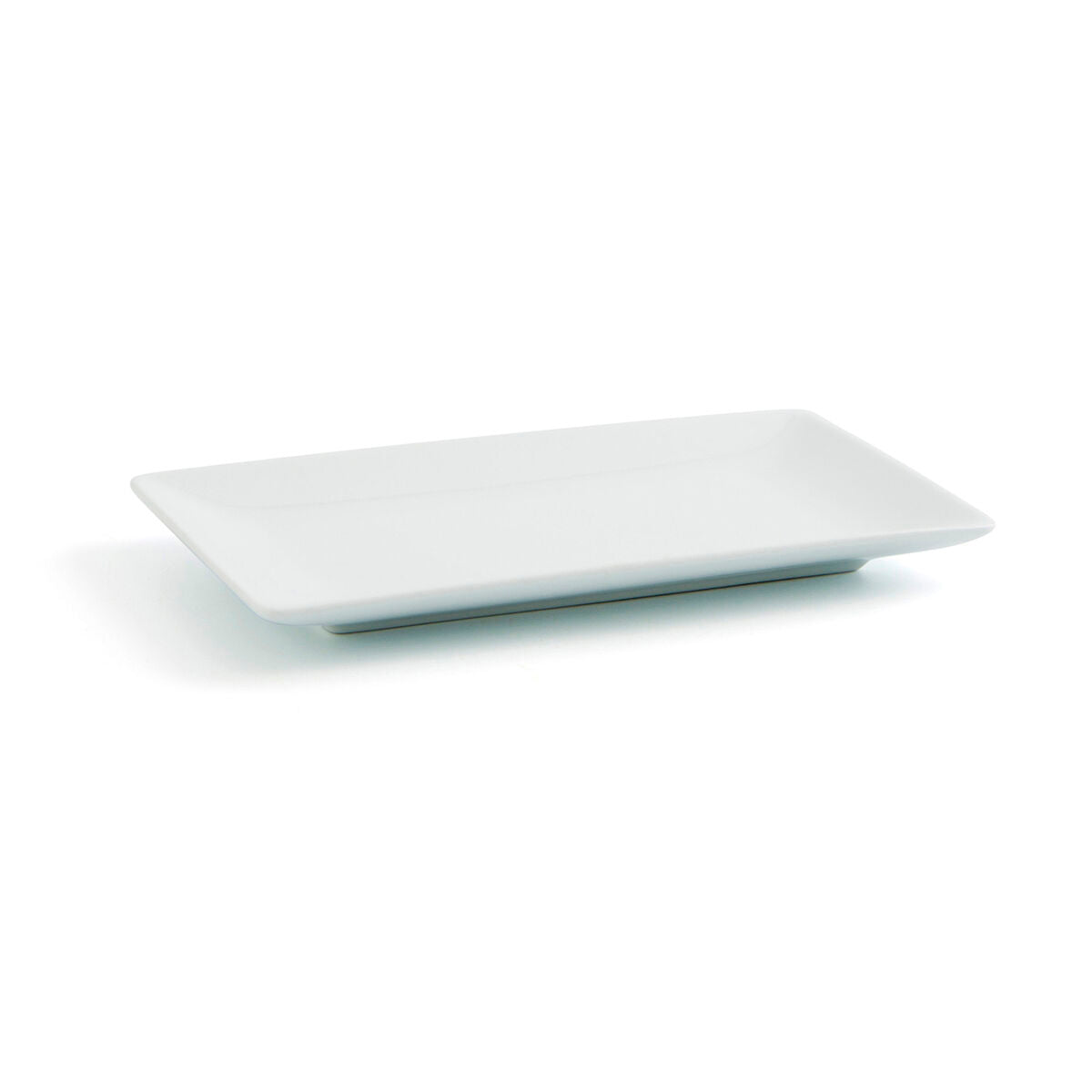 Plate Quid Gastro Fun Small White Ceramic 16,5 x 9,5 x 2 cm (6 Units) (Pack 6x) Quid