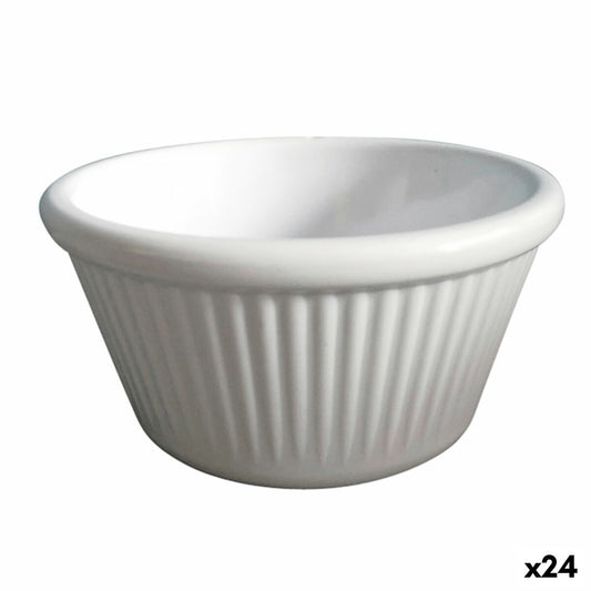 Cuenco Quid Profesional Ramekin Plástico Blanco (8,5 x 8,5 x 4,5 cm) (24 Unidades)