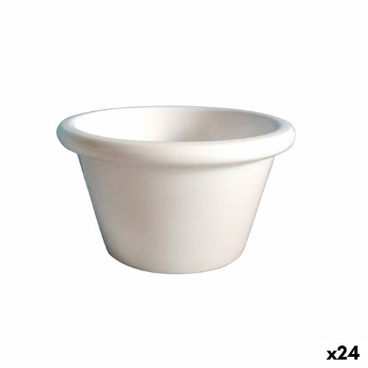 Ramekin Quid Profesional Melamina Plástico Blanco 8,5 x 8,5 x 4,5 cm (24 Unidades)