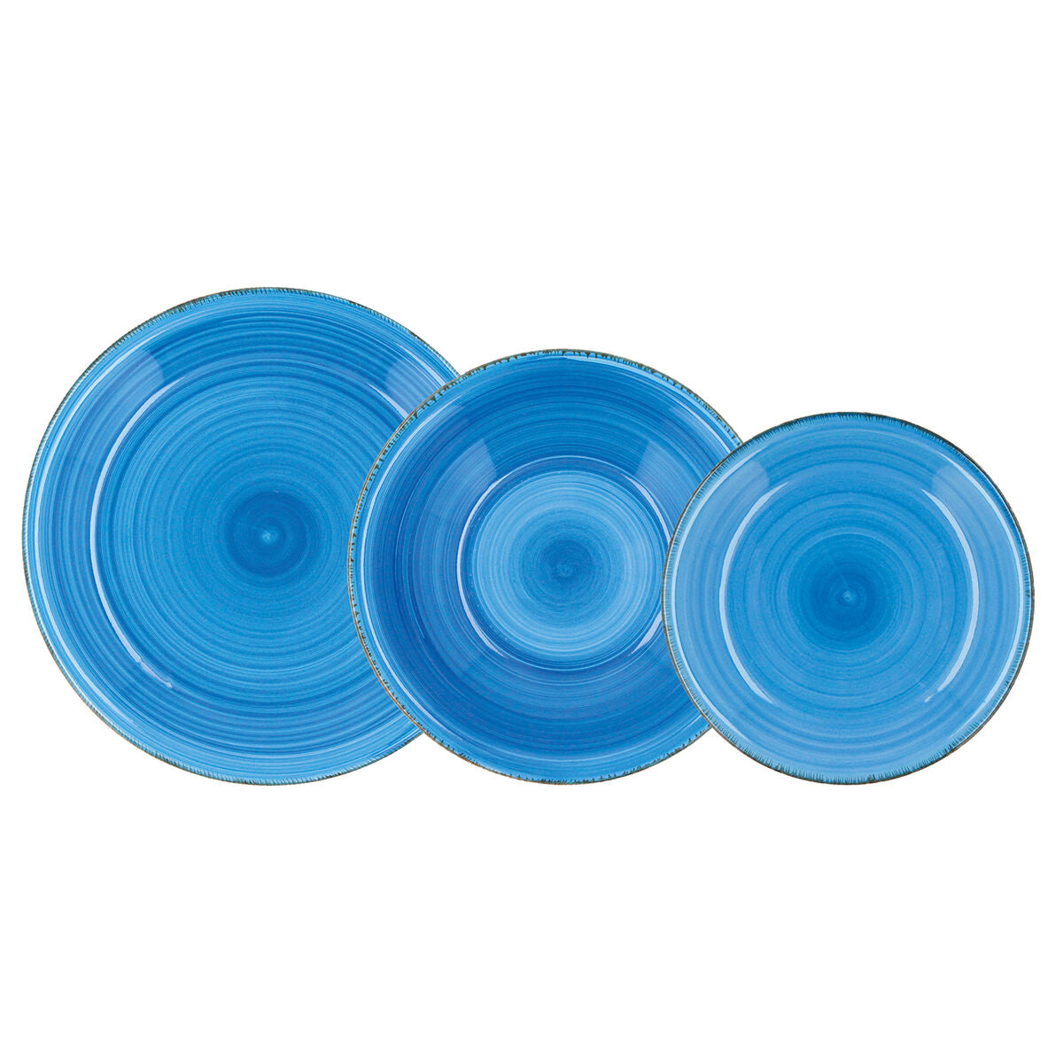 Tableware Quid Vita Blue Ceramic 18 Pieces Quid