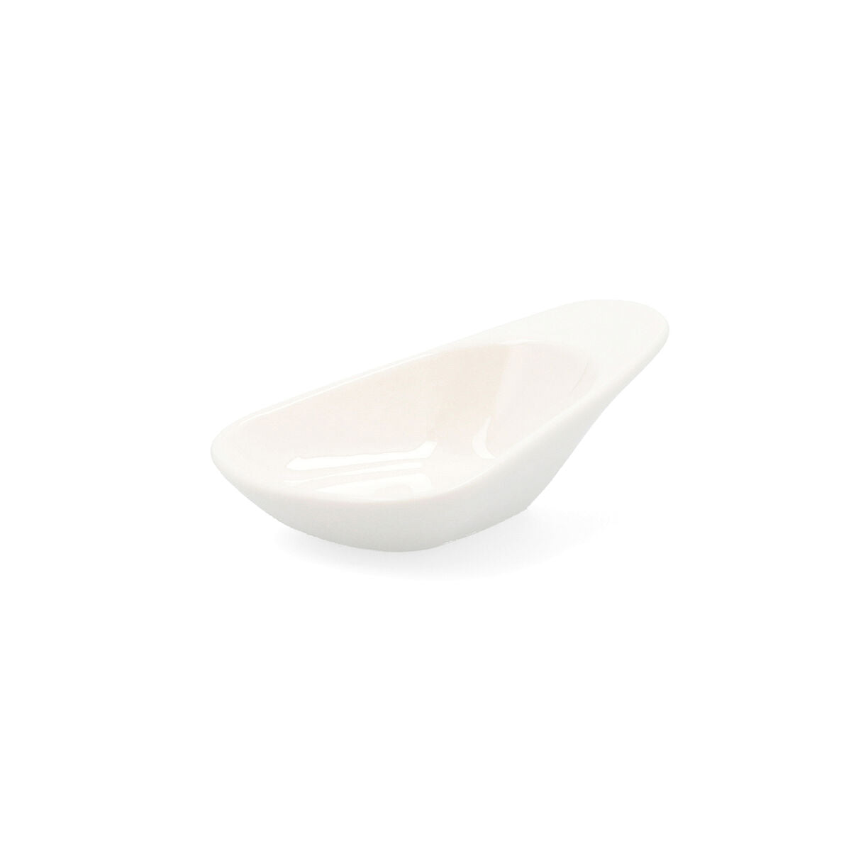 Snack tray Quid Select White Ceramic 10,5 cm (6 Units) (Pack 6x) Quid