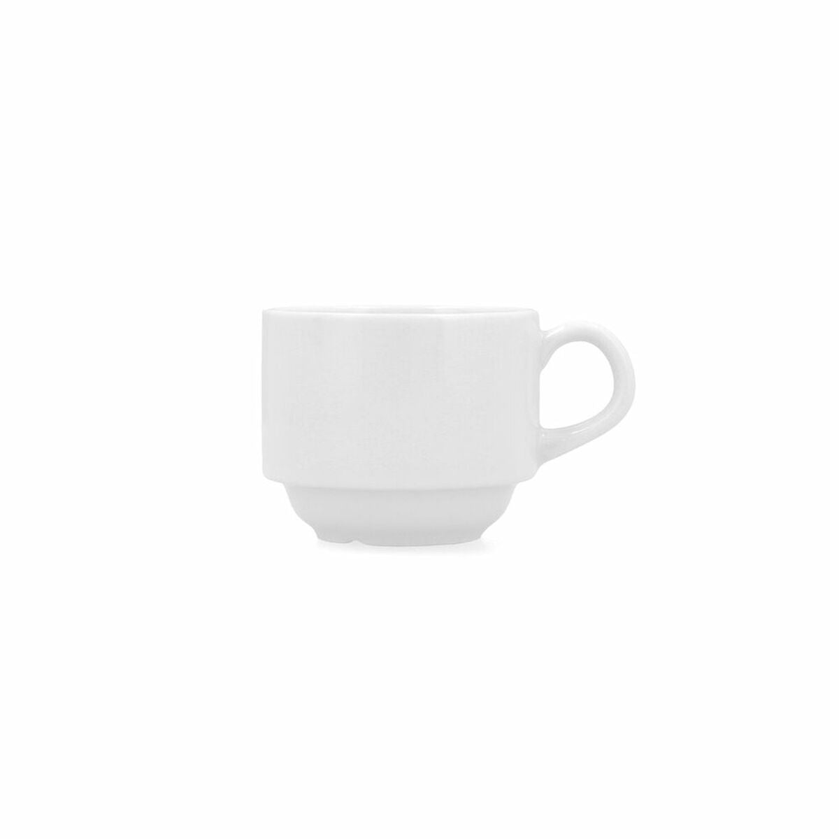 Cup Bidasoa Glacial Ceramic White (100 ml) Bidasoa