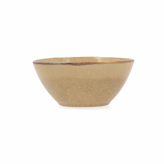 Bowl Bidasoa Ikonic Ceramic Brown (15,8 x 15 x 7 cm) (Pack 6x) Bidasoa