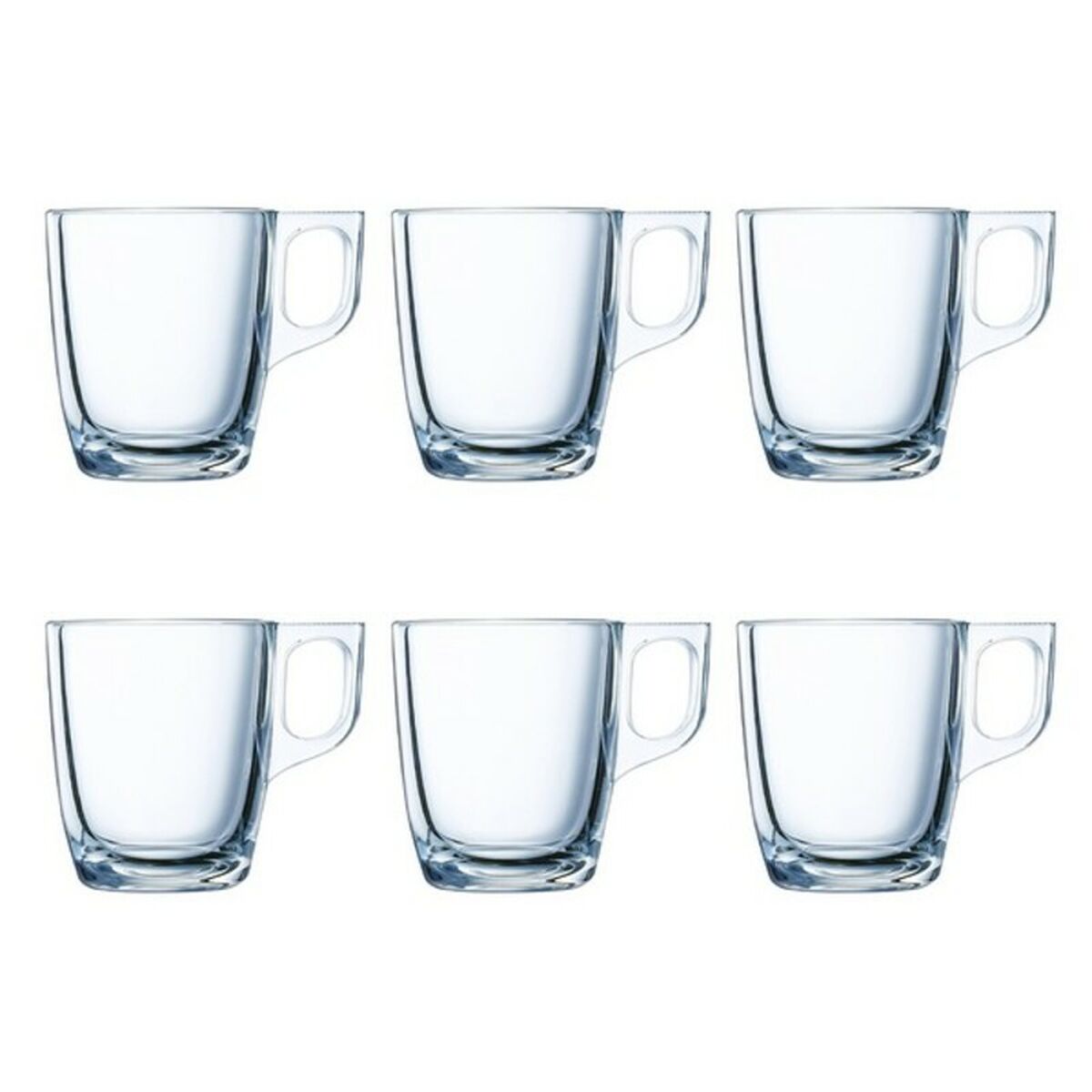 Piece Coffee Cup Set Luminarc Nuevo (6 pcs) Transparent Glass 90 ml 6 Pieces Luminarc