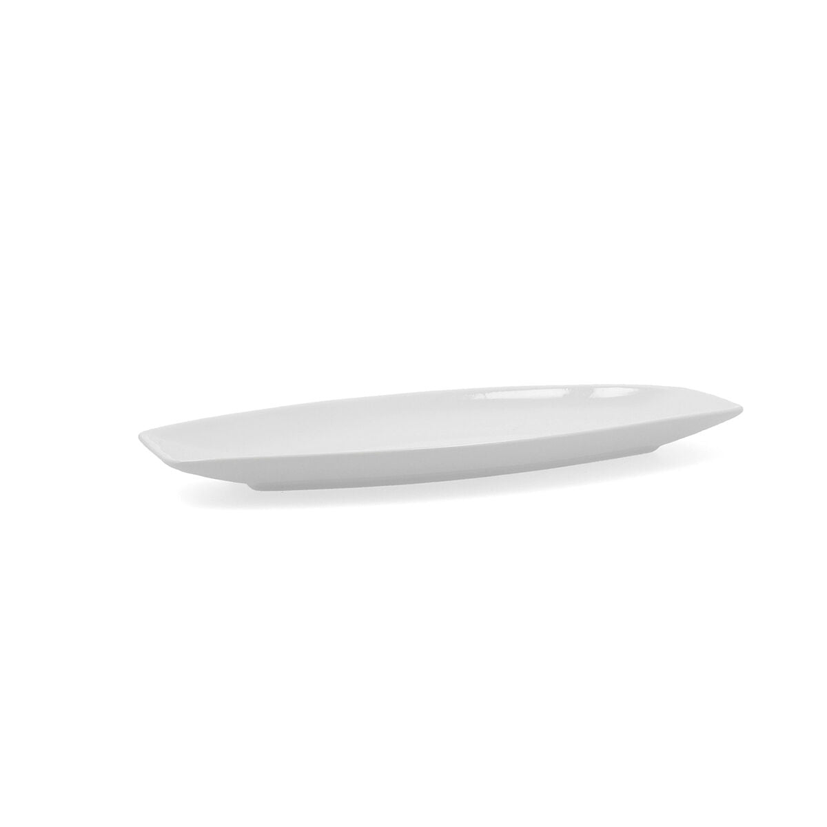 Serving Platter Quid Gastro 30 x 13 x 2,5 cm Ceramic White 6 Units (Pack 6x) Quid